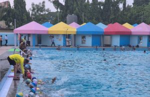 उन्हाळी जलतरण प्रशिक्षण शिबिराकरिता प्रवेश सुरू