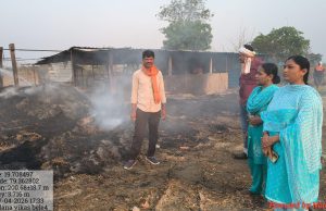 मौजा तुलाना येथे शेतात भीषण आग; शेतकऱ्याचे लाखोंचे नुकसान