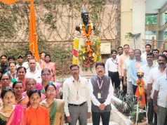 वेणूताई चव्हाण कॉलेजमध्ये शिवराज्याभिषेक दिन उत्साहात