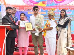 रजत राऊत यांना जिल्हास्तरीय युवा पुरस्काराने सन्मानित