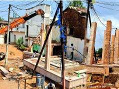 प्राचीन श्री गणपती मंदिराचे कार्य प्रगतीपथावर