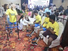 कृत्रिम अंग पाकर खिल उठे 104 चेहरों पर मुस्कान-104 Smiling Faces Shine with New Hope After Receiving Prosthetic Limbs