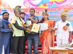 अमरकंठ बांडेबुचे विदर्भ स्तरीय समाजभूषण पुरस्काराने सन्मानित